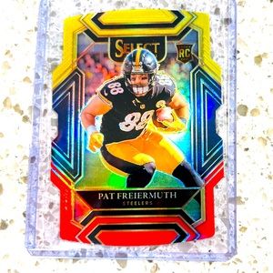PAT FREIERMUTH ROOKIE CARD PRIZM DIE CUT SELECT NFL STEELERS PANINI